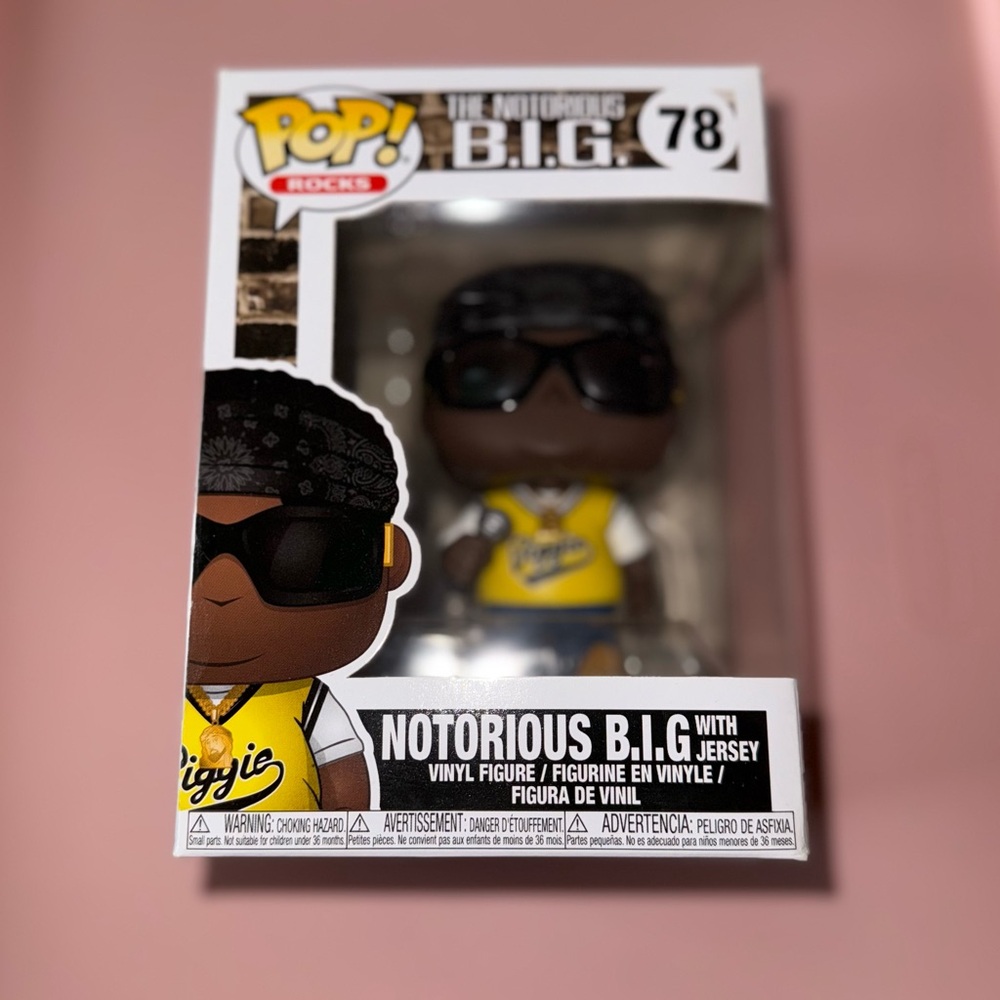 Notorious B.I.G. Vinyl Figure with Jersey